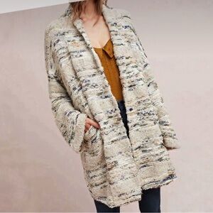 🔥 Anthropologie Moth Slouchy Oversized Chloe Knit Cardigan Size L